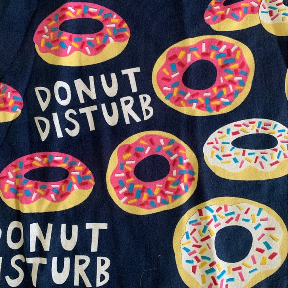 Lazy One Yoga Pajama Pants Women's Size Large DONUT DISTURB 100% Cotton Pocket - Picture 11 of 11